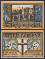 Coblenz = Koblenz 25 Pfennig Notgeld 1921 UNC (1)   (26405 - Other & Unclassified