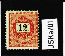 JSK/01  U N G A R N 1888  MICHL  33 A (*) FALZ  Siehe ABBILDUNG - Unused Stamps