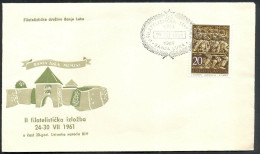 .Yugoslavia, 1961-07-24, Bosnia, Banja Luka, Phila Exhibition, Special Postmark & Cover - Autres & Non Classés