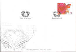 Norway 2006 Valentine Day, Bleeding Love Mi 1560, FDC - FDC