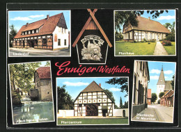 AK Enniger, Jagd-, Forst- Und Fischereiausstellung 1976, Gasthaus Lindenhof, Haus Neuengraben, Pfarrhaus  - Sonstige & Ohne Zuordnung