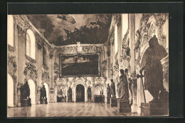 AK Schleissheim /München, Kgl. Schloss Und Gemälde-Galerie, Der Vorsaal  - Andere & Zonder Classificatie