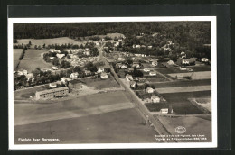 AK Borgstena, Fliegeraufnahme Des Ortes  - Suecia