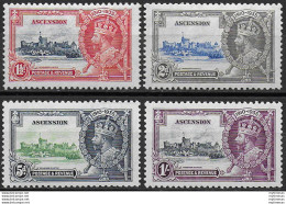 1935 Ascension Silver Jubilee 4v. MNH SG N. 31/34 - Autres & Non Classés