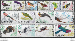 1968 Malawi Birds 14v. MNH SG N. 310/23 - Otros & Sin Clasificación