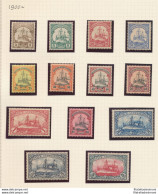1900 Africa Del Sud Ovest Tedesca - Yvert N. 13/25 - MLH* - Altri & Non Classificati