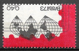 Brasil Brazil 1973 Dia Do Selo RHM C-795 D - Unused Stamps
