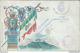 Bz207 Cartolina Militare 14 Reggimento Fanteria Peschiera Novara   Www1 1 Guerra - Regimente