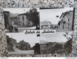 Bp55  Cartone Con Incollate 4 Bozze Foto Di Auletta Provinciadi Salerno Campania - Salerno