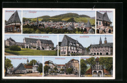 AK Goslar, Brusttuch, Achtermann, Marktplatz  - Goslar