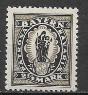 GERMANIA ANTICHI STATI BAVIERA 1920  SOGGETTI VARI UNIF. 189   MNH  FILAGRANA 3 - Neufs