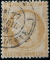 R1749/403 - FRANCE - CERES N°55 - CàD De PARIS 1 - LA VILLETTE (Seine) - 27 AVRIL 1875 - 1871-1875 Ceres