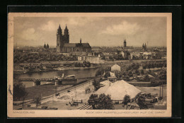 AK Magdeburg, Blick Vom Ausstellungsturm Auf Die Stadt  - Maagdenburg