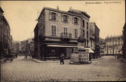 Postcard Rive De Gier Loire, Place De La Boierie, Magasin Jury Fils Aire, Back Described ! - Rive De Gier