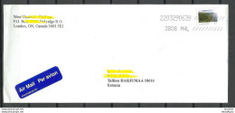 CANADA Kanada 2022 Cover To Estonia - Briefe U. Dokumente