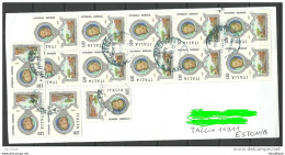 ITALY Italie Italia 2013 Letter To Estonia Estland With 14 X O. Respighi - 2011-20: Poststempel