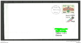 ITALY Italie Italia Letter To Estonie Estonia Estland 2012 - Stamped Stationery