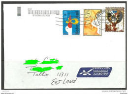 NEDERLAND Niederlande 2004 Letter To Estonia Estland Christmas Weihnachten - Lettres & Documents