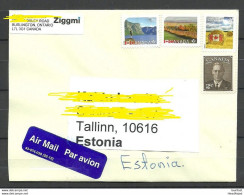 CANADA Kanada 2021 Cover To Estonia - Briefe U. Dokumente