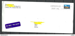 KANADA Canada Letter 2019 To Estonia - Lettres & Documents