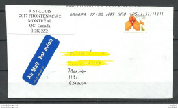 CANADA Kanada 2008 Air Mail Cover To Estonia - Lettres & Documents