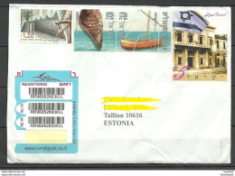 ISRAEL 2018 Registered Cover To Estonia - Lettres & Documents