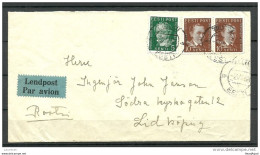 Estonia 1938 Flugpost Air Mail To Schweden Linköping - Estonie