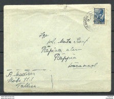 ESTLAND Estonia 1946 Second Soviet Occupation Letter O Tallinn-Sadam To Räpina - Estonie