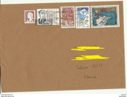 FRANCE Frankreich 2017 Cover To ESTONIA Estonie - Storia Postale