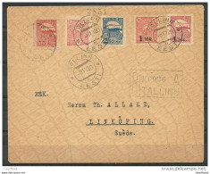 ESTLAND Estonia Estonie 1920 Registered Cover To Sweden - Estonie