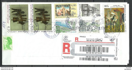 FRANCE Frankreich 2016 Registered Cover To ESTONIA Estonie - Lettres & Documents