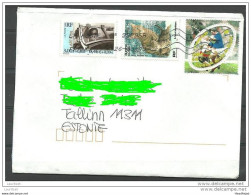 FRANCE Frankreich 2013 Cover To ESTONIA Estland Estonie With Rugby Stamp Etc - Rugby