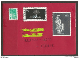 FRANCE Frankreich 2014 Cover To ESTONIA Estland Estonie - Storia Postale