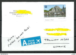 BELGIEN Belgium 2016 Letter To Estonia - Estonie