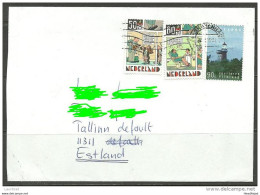 NETHERLANDS Cover Sent  To Estland Estonia Thematic Light House Leuchtturm Comics 2013 - Vuurtorens