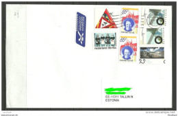 NETHERLANDS Holland Niederlande Cover To Estonia Estland 2013 - Cartas & Documentos