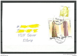 SPAIN ESPANA 2015 Letter To Estonia - Storia Postale