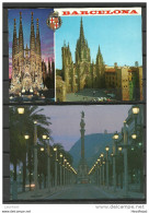 Espana Spain Post Card Barcelona Station Sent To Estonia 1993 - Barcelona