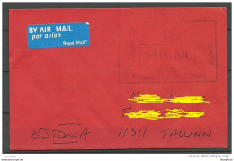 SPAIN ESPANA 2014 Air Mail Cover To Estonia - Lettres & Documents