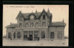 CPA Epinay-sur-Seine, La Gare - Facade, La Gare  - Other & Unclassified