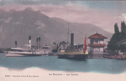 Le Bouveret VS, Bateaux à Vapeur Du Léman "LAUSANNE" Et BONIVARD (4.9.1910) - Autres & Non Classés