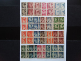 ROMANIA - Re Michele I° - 23 Quartine Nuove ** - Incompleta + Spese Postali - Unused Stamps