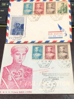 NAMVIET SOUTH VIETNAM ENVELOPE 1954(F D C-BAO LONG) 2pcs Good Quality - Viêt-Nam