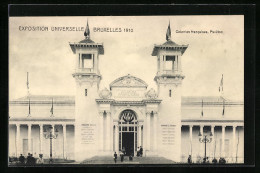 AK Bruxelles, Exposition Universelle 1910, Colonies Francaises, Pavillon  - Tentoonstellingen