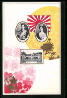 Präge-AK Kaiser Hirohito Von Japan Mit Gemahlin  - Autres & Non Classés