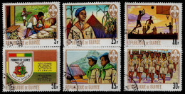 GUI-02- GUINEA 1969 - USED - SC#:535-540 - SCOUTS- BOY SCOUTS OF GUINEA - Guinee (1958-...)