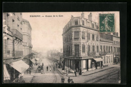 CPA Firminy, Avenue De La Gare  - Firminy