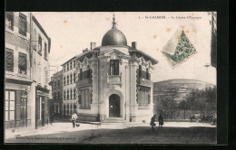 CPA Saint-Galmier, La Caisse D`Espargne  - Autres & Non Classés