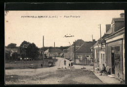 CPA Fontaine-en-Beauce, Place Principale  - Other & Unclassified