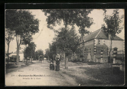 CPA Ouzouer-le-Marché, Avenue De La Gare  - Autres & Non Classés